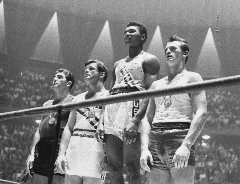 Ali pe podium la olimpiadele din 1960